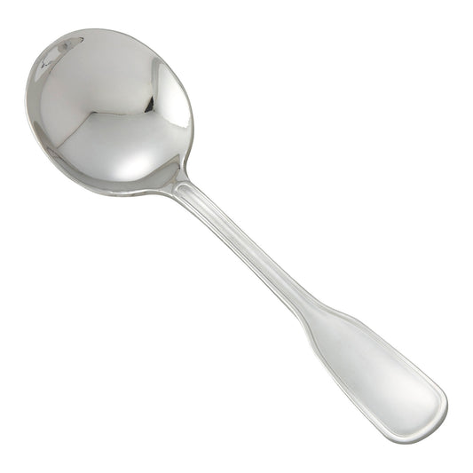0033-04 - Oxford Bouillon Spoon, 18/8 Extra Heavyweight