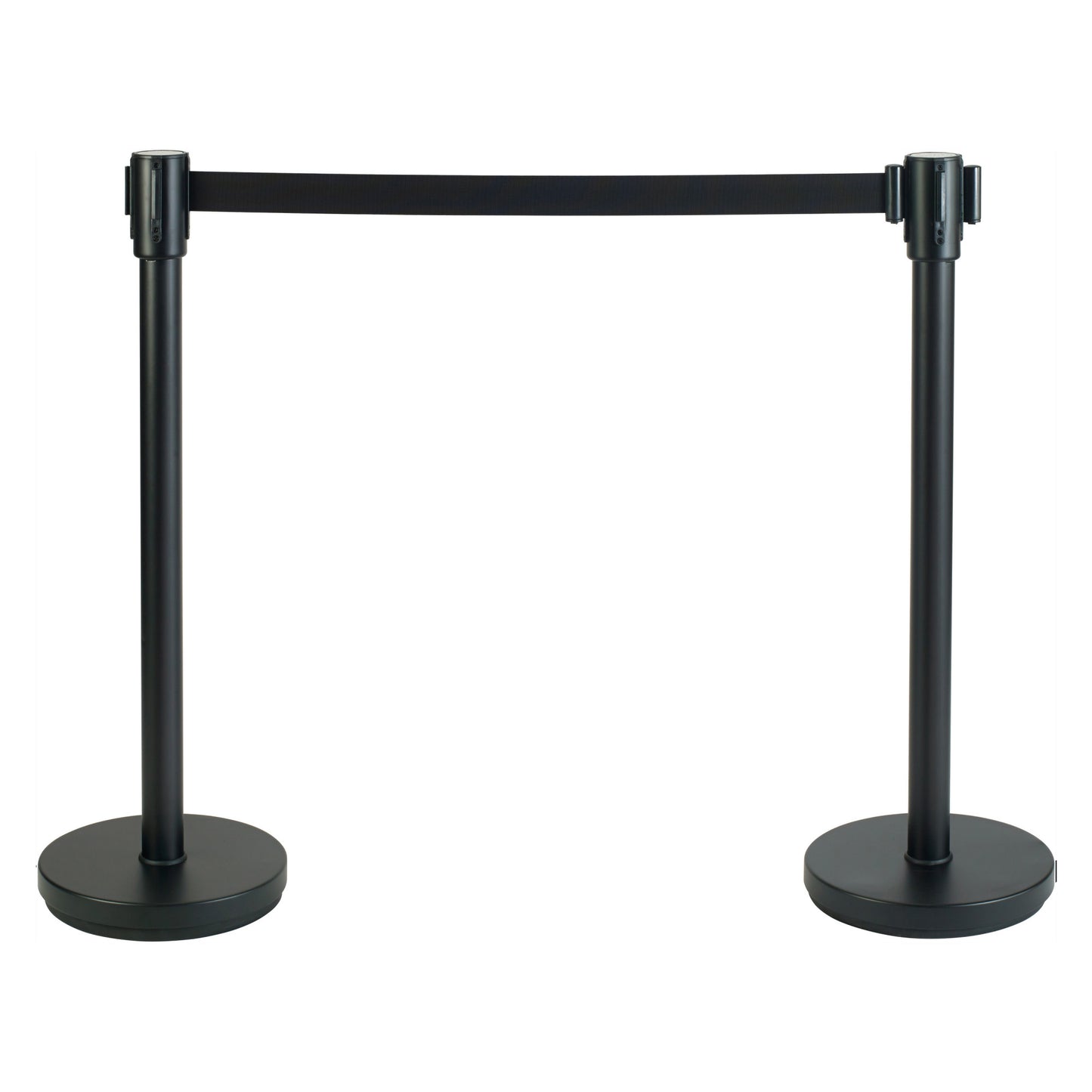 CGS-38K - Stanchion Post with Retractable Belt - Black