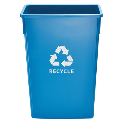 PTC-23L - 23 Gallon Slender Trash Can, Blue, Recycle