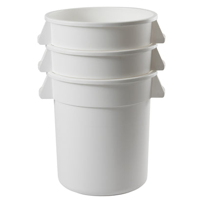 FCW-10 - Polyethylene White Containers, NSF Listed - 10 Gallon