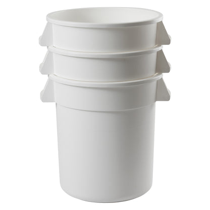 FCW-20 - Polyethylene White Containers, NSF Listed - 20 Gallon