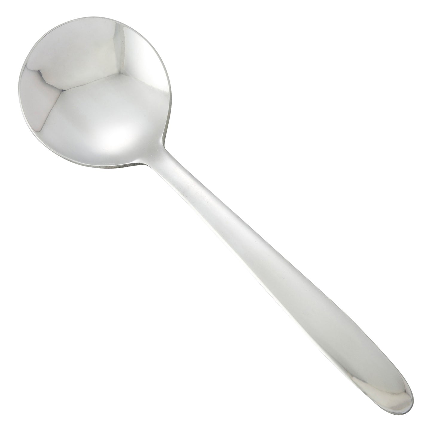 0019-04 - Flute Bouillon Spoon, 18/0 Heavyweight