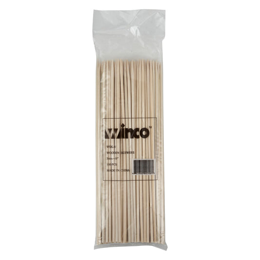 WSK-08 - 8" Bamboo Skewers, 100/bag