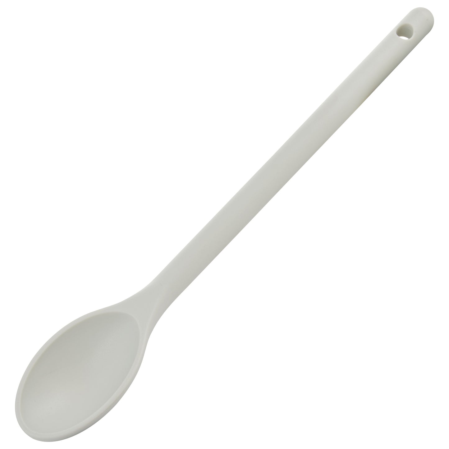 NS-12W - High Heat Nylon Spoon - 12", Off White