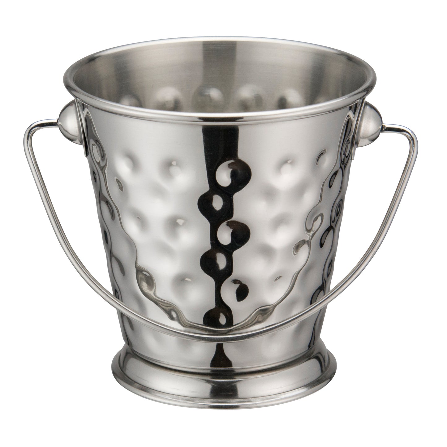DDSA-103S - Stainless Steel Mini Pail - Hammered, 5"