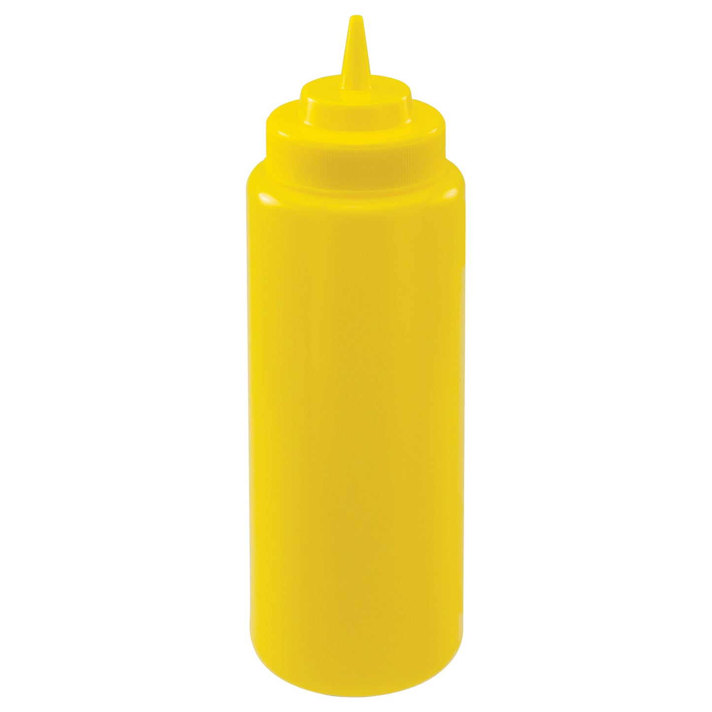 PSW-32Y - 32oz Wide-Mouth Squeeze Bottles - Yellow