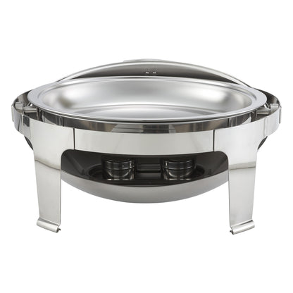 603 - Madison Collection 8 Quart Oval Roll-Top Chafer, Heavyweight