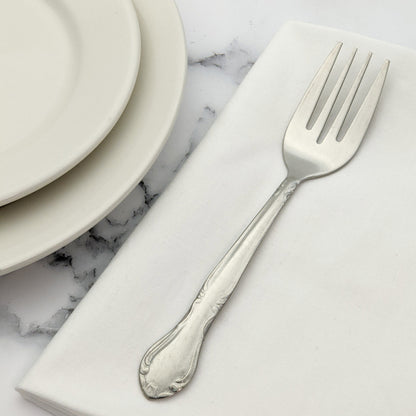 0004-06 - Elegance Salad Fork, 18/0 Heavyweight