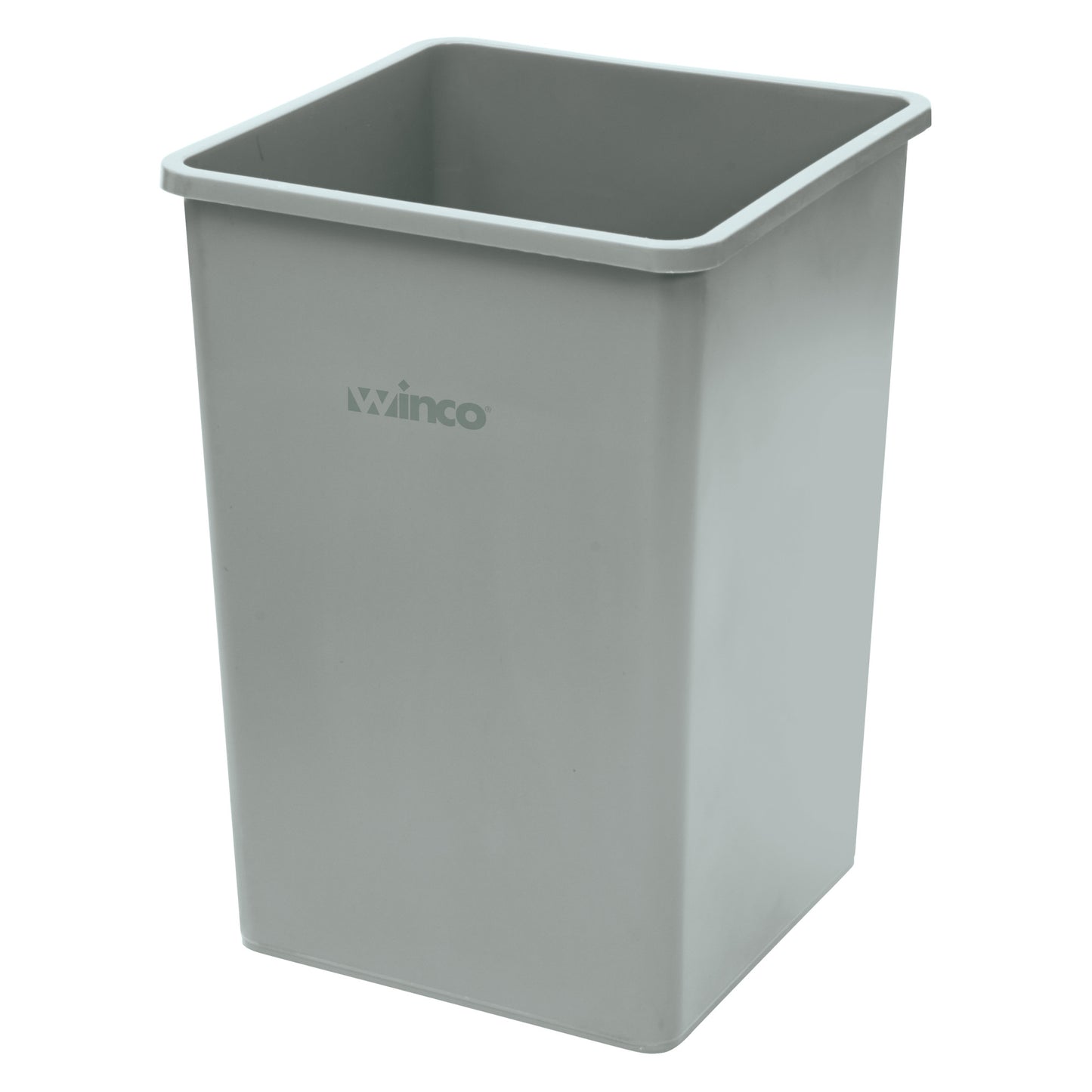 PTCS-35G - Tall Square Trash Can - 35 Gallon, Gray