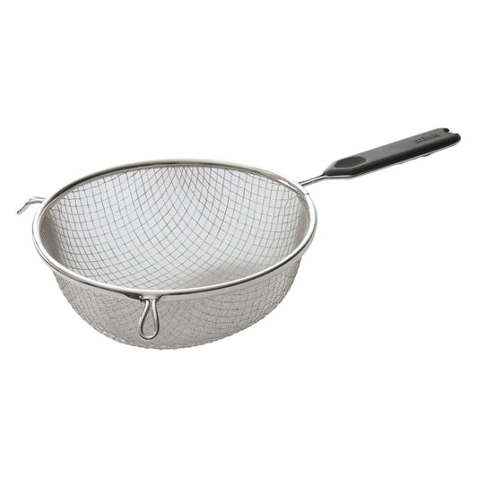 MSTP-8DF - 8" Double Fine Mesh Strainer with Plastic Handle