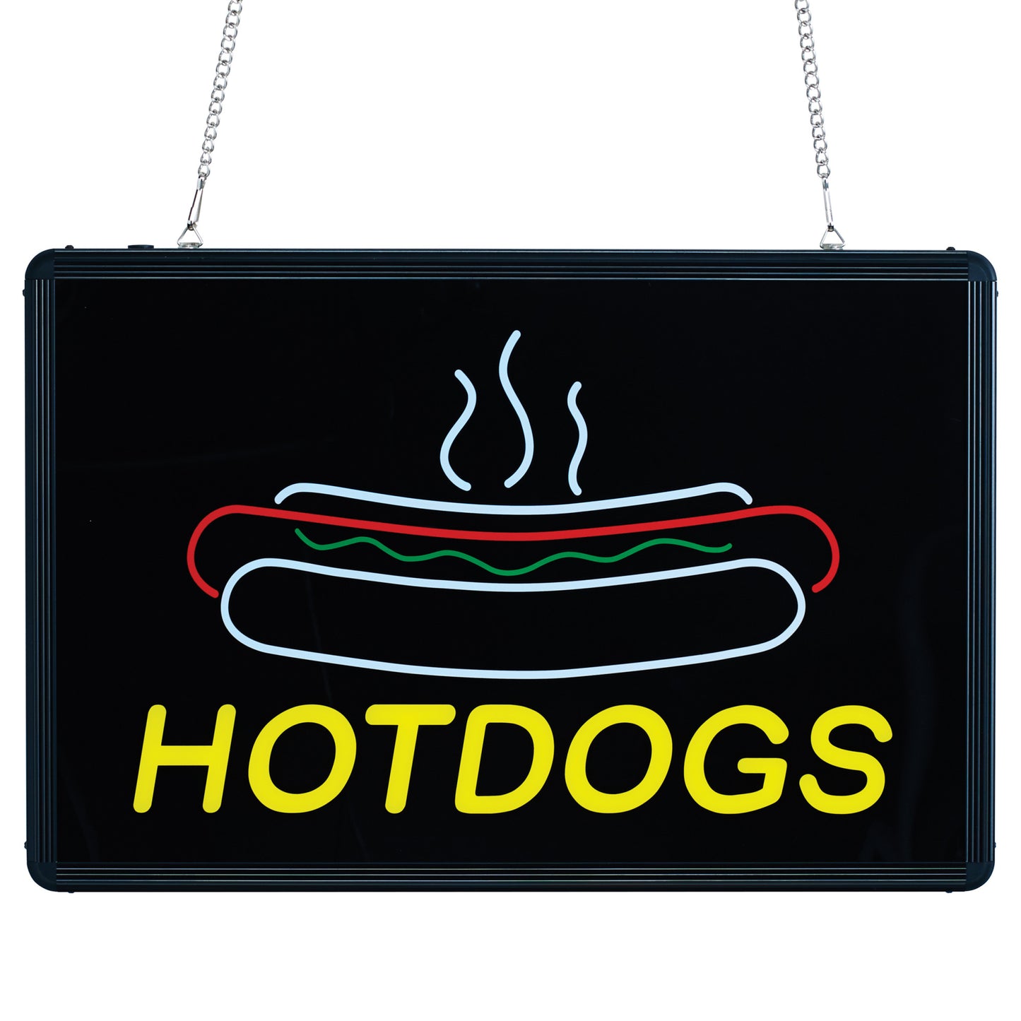 92002 - BenchmarkUSA Ultra-Bright Sign - Hotdogs