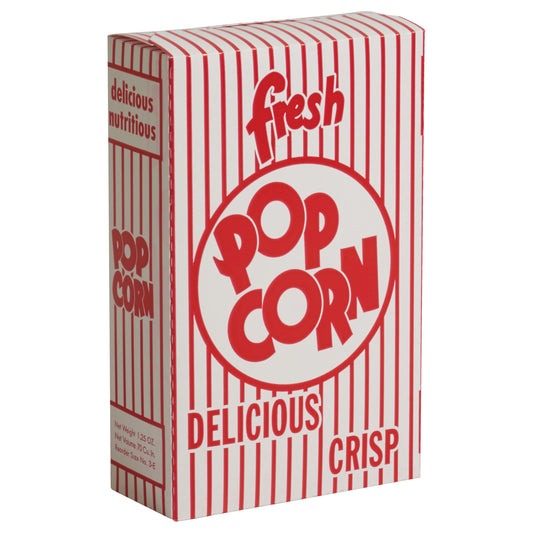 41563CS - BenchmarkUSA Closed-Top Popcorn Boxes - 1.25 oz