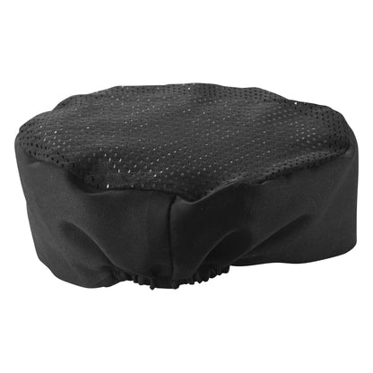 CHPB-3BR - Ventilated Pillbox Hats - Black, Regular