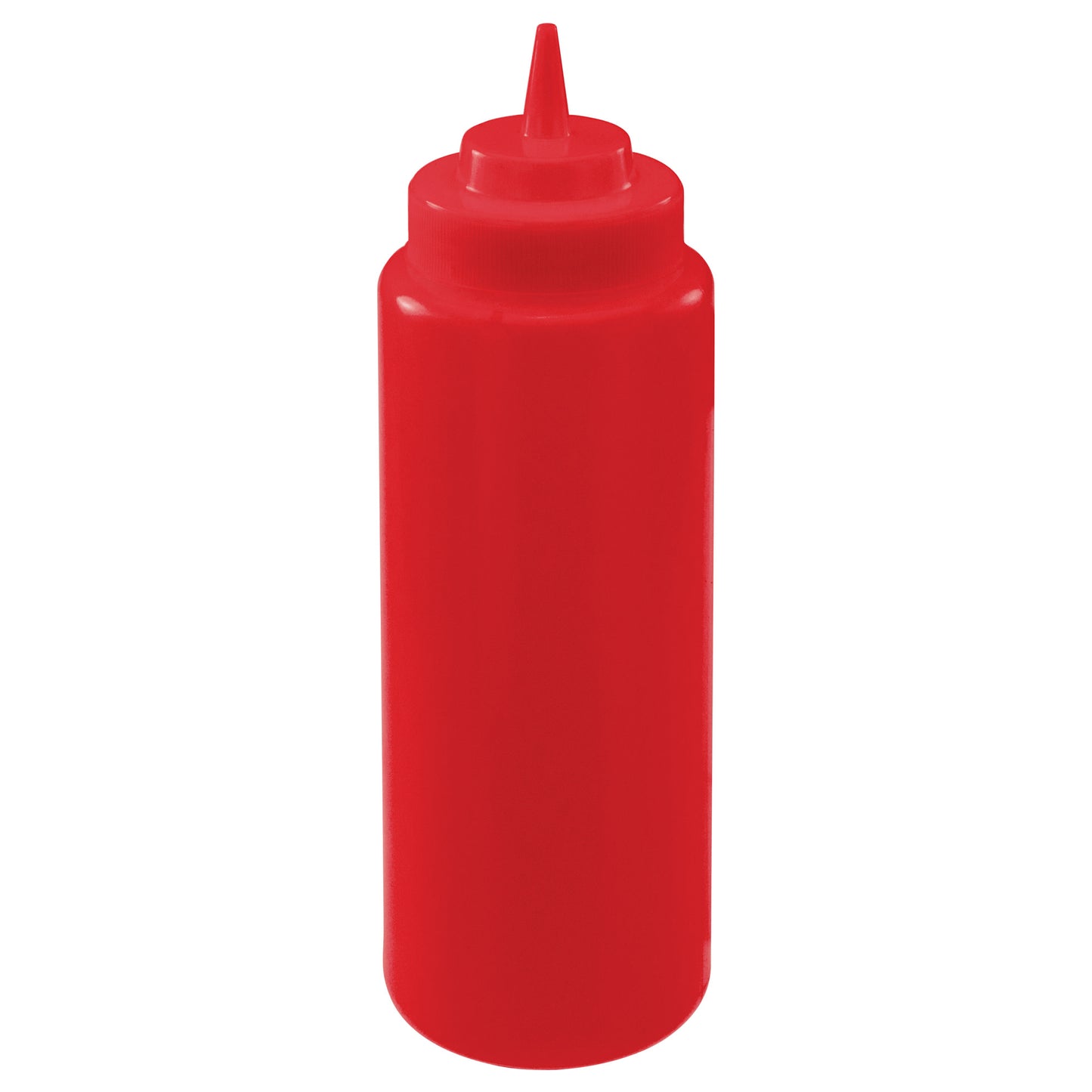 PSW-32R - 32oz Wide-Mouth Squeeze Bottles - Red