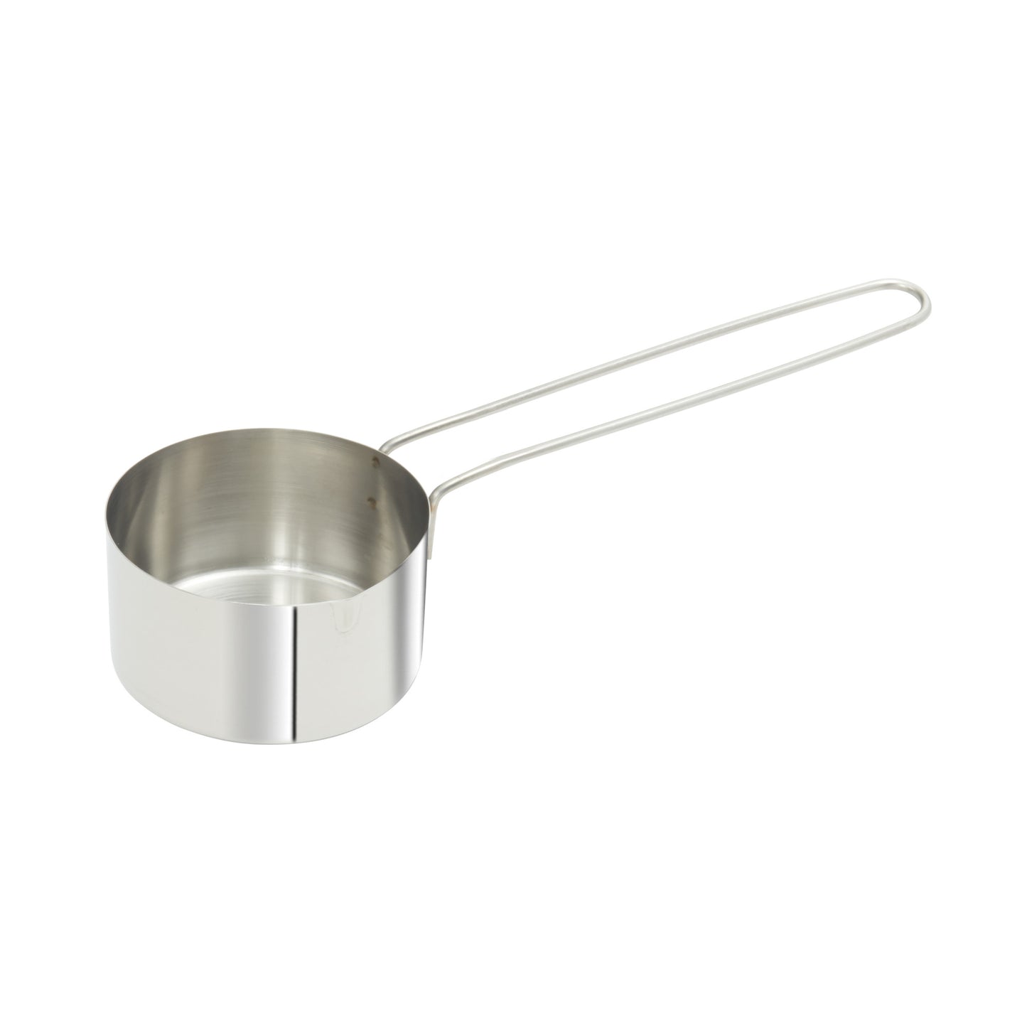 MCPL-075C - Stainless Steel Measuring Cup with 6" Long Loop Handle, 3/4 Cup