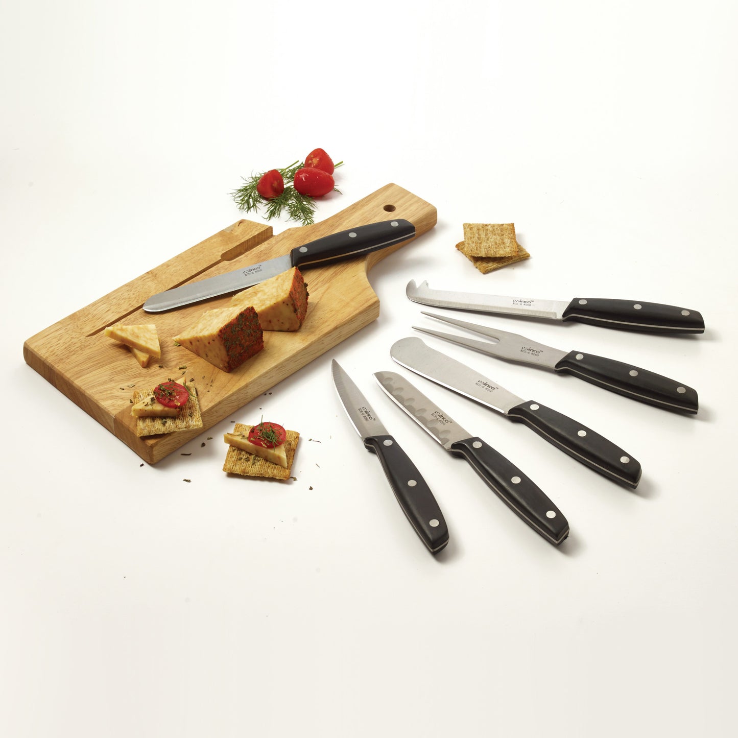 KCS-6 - Cheese Knife Set with POM Handles