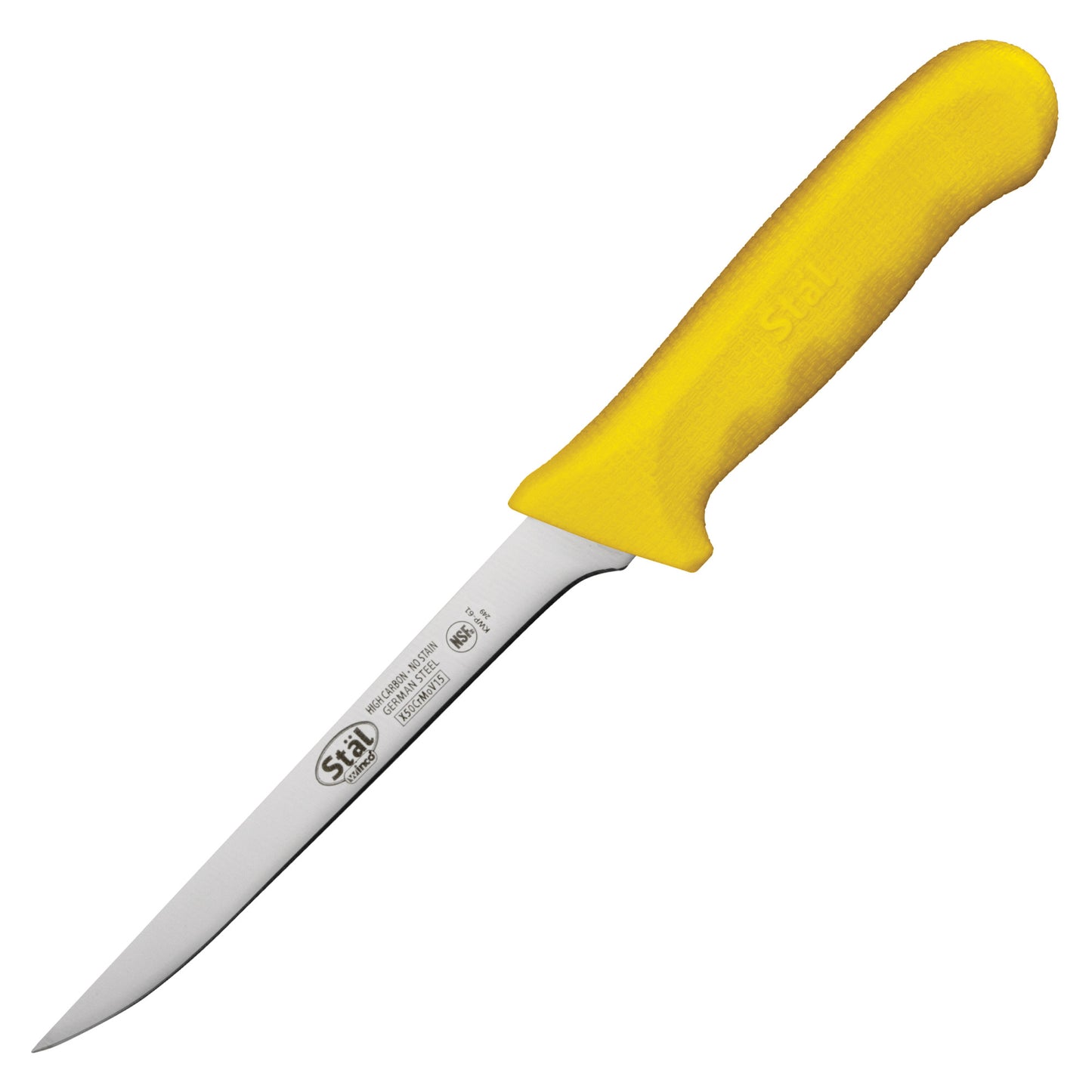 KWP-61Y - Stäl 6" Boning Knife, Narrow - Yellow