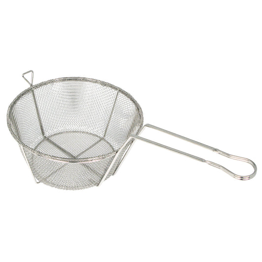 FBRS-8 - Round 6mm Mesh Wire Fry Basket - 8-11/16" Dia