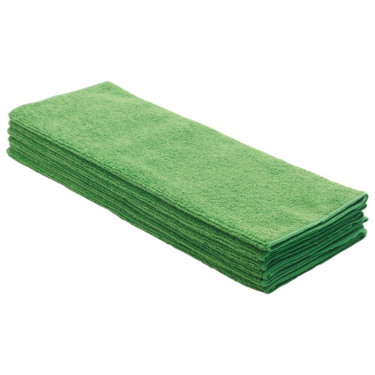 BTM-16G - Microfiber Towel, 16" x 16", 6pcs/pk, Green