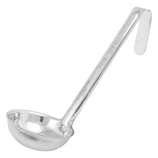 LDI-20SH - One-Piece Stainless Steel Ladle with 6" Handle - 2 oz
