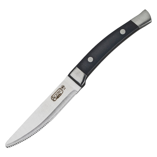SK-22 - Acero Gourmet Steak Knives (Round-Tip), 12-Piece Bulk Pack