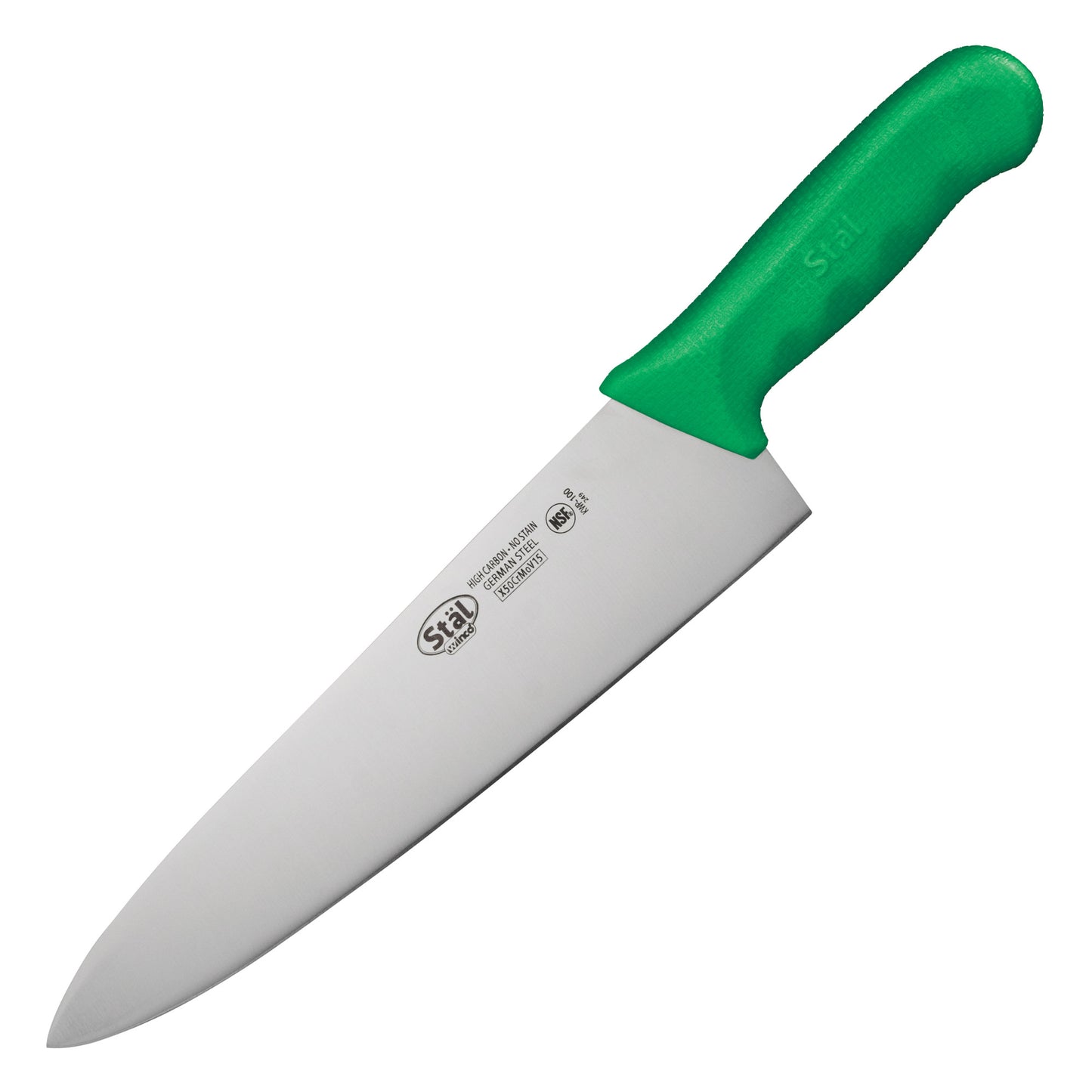 KWP-100G - Stäl 10" Chef's Knife - Green